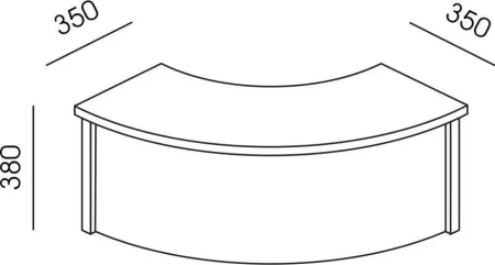 NV-5 nadstawka lady recepcyjnej Vega Wuteh