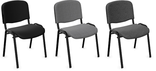 Krzesło ISO Nowy Styl czarne – C11 / C38 / C73
