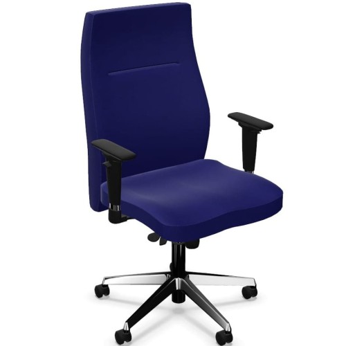 Fotel biurowy Orlando HB EST steel 28 chrome Nowy Styl