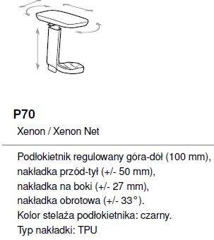 Krzesło obrotowe Xenon Net 111 Profim