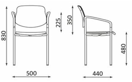 Krzesło konferencyjne Styl kolor Nowy Styl