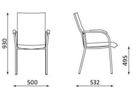 Krzesło konferencyjne Loco II Nowy Styl