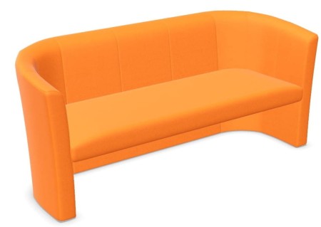 Trzyosobowa sofa Club Trio w strefie spotkań