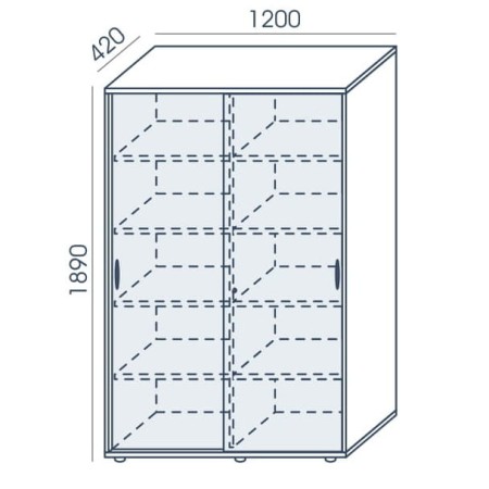 Szafa RX-8 120x189h Wuteh
