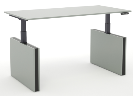 Biurko elektryczne SKY-43 160×80 z zabudowaną nogą  Wuteh
