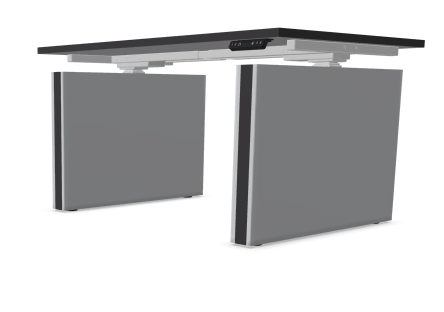 Biurko elektryczne SKY-44 180×80 z zabudowaną nogą  Wuteh