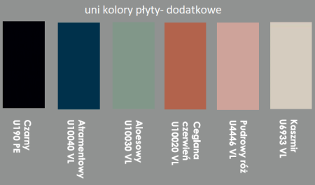 Dekory pastelowe  biurek SKY Wuteh