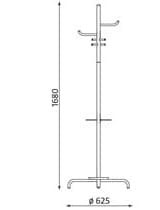 Wieszak biurowy Arizona kolor  Nowy Styl