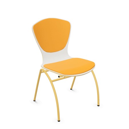 Krzesło Bingo  z tapicerką siedziska i oparcia Nowy Styl