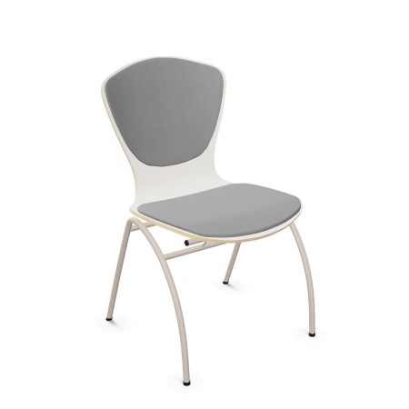 Krzesło Bingo  z tapicerką siedziska i oparcia Nowy Styl