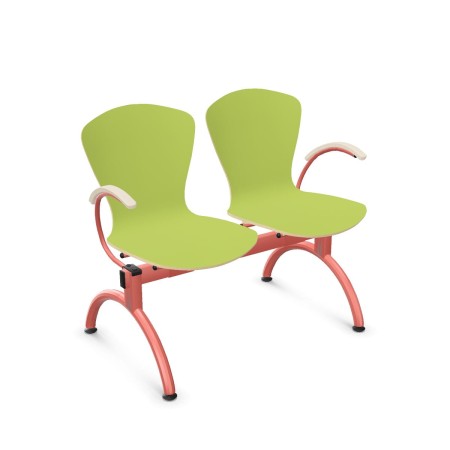 Ławka Bingo-2 ARM wood alu Nowy Styl