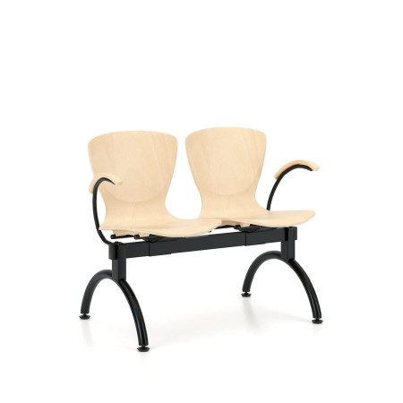 Ławka Bingo-2 ARM wood alu Nowy Styl