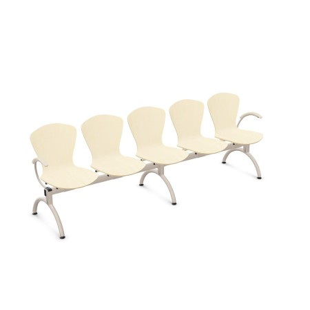 Ławka Bingo-5 ARM wood alu Nowy Styl