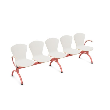 Ławka Bingo-5 ARM wood alu Nowy Styl