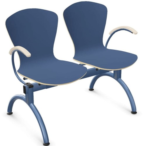 Ławka Bingo-2 ARM wood alu Nowy Styl