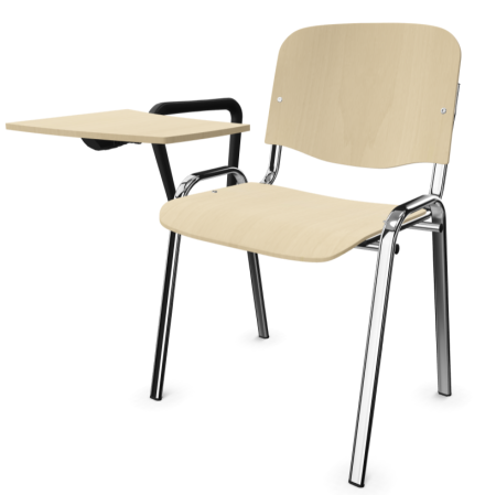 Krzesło ISO CR  wood TR z pulpitem Nowy Styl