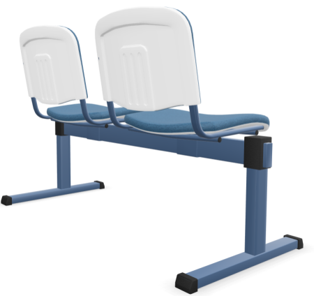 Ławka ISO 2 osobowa Nowy Styl tapicerowana