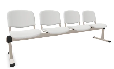 Ławka ISO 4 osobowa Nowy Styl tapicerowana do poczekalni