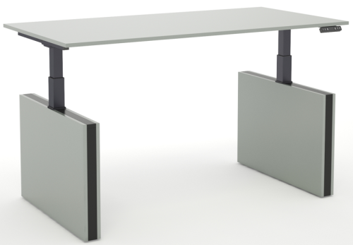Biurko elektryczne SKY-41 (120×80) z zabudowaną nogą  Wuteh