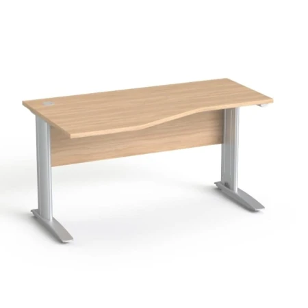 Sove SV-34 Biurko biurowe  lewe(80/70x140)  z organizacją kabli