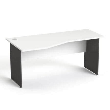 Sove SV-24 Biurko biurowe lewe z przelotką (80/70x160)