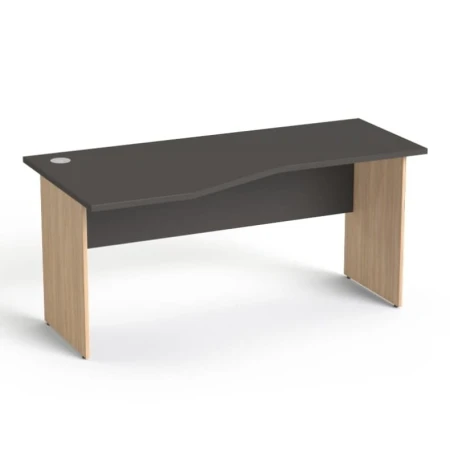 Sove SV-24 Biurko biurowe lewe z przelotką (80/70x160)