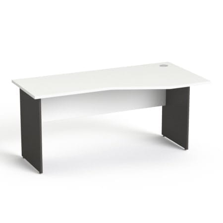 Sove SV-23 Biurko biurowe prawe z przelotką blatu(70/80x160)