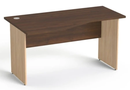 Sove SV-22 Biurko biurowe lewe z przelotką blatu (80/70x140)