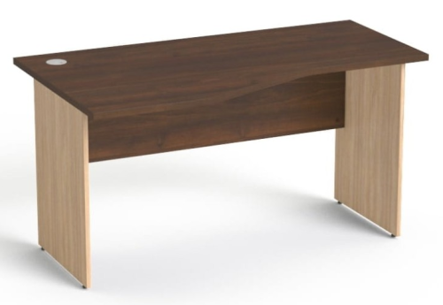 Sove SV-22 Biurko biurowe lewe z przelotką blatu (80/70x140)