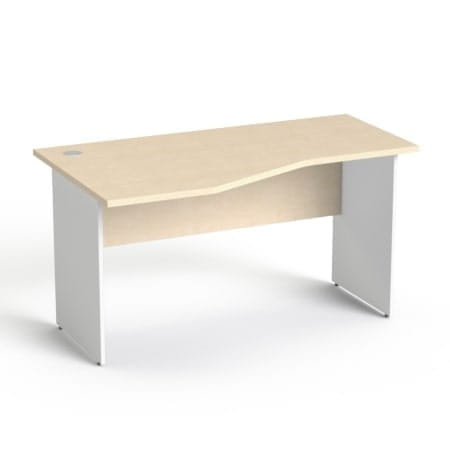 Sove SV-22 Biurko biurowe lewe z przelotką blatu (80/70x140)