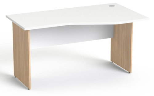 Sove SV-21 Biurko biurowe  prawe z przelotką blatu(70/80x140)