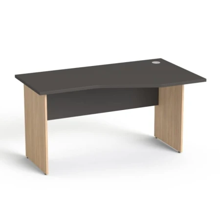 Sove SV-21 Biurko biurowe  prawe z przelotką blatu(70/80x140)