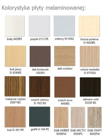 Szafka gabinetowa  Grand GR-4 przybiurkowa Wuteh