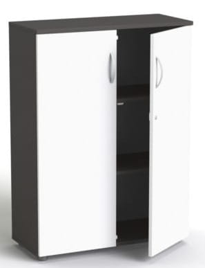 Sove SV-06 Szafa boki grafit front biały 80x109h 3 OH