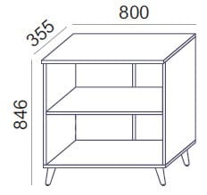 Sove SV-11-d-regal- rysunek-80x84,6h 2 OH
