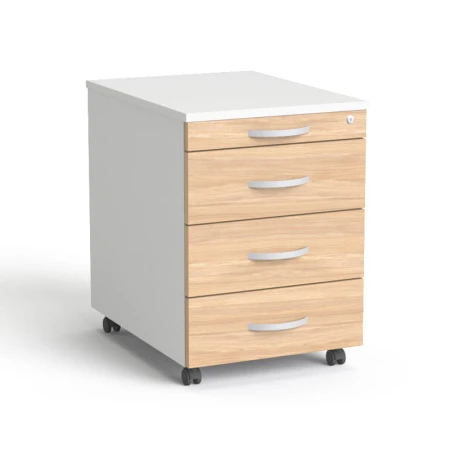 Sove SV-15 kontener z piórnikiem bialy_dab 43x60h