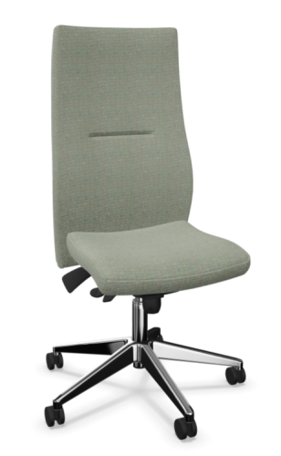 Fotel biurowy Orlando HB FS steel 33 POL chrome Nowy Styl