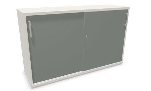 Szafka A-55 Wuteh – przybiurkowa z drzwiami przesuwnymi 120 cm