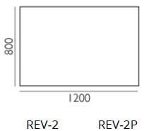 Wymiary biurka prostego Wuteh REVO 2 1200x800 mm