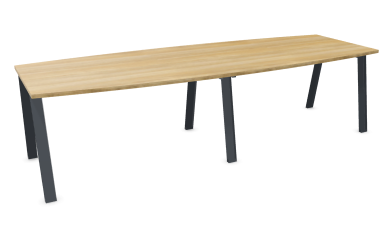 Stół konferencyjny AVO SK-61 Wuteh 2770 × 800/1000 mm dab amber