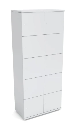 Locker podwójny LC-10 Wuteh 420 × 800 × 1890 mm – szafa skrytkowa Wuteh