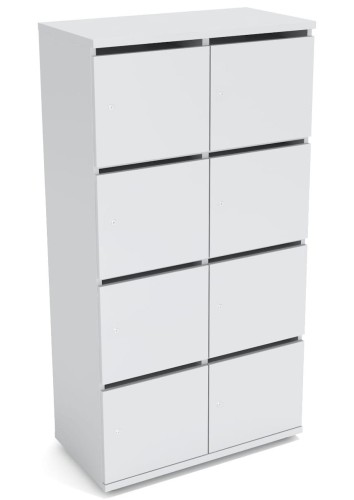 Locker podwójny z wrzutnią LC-8Z Wuteh 420 × 800 × 1530 mm