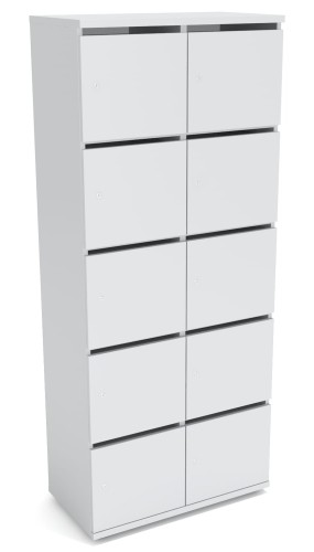 Locker podwójny z wrzutnią LC-10Z Wuteh 420 × 800 × 1890 mm