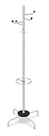 Wieszak biurowy Arizona Nowy Styl aluminiowy White Aluminum