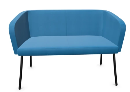 Sofa Hello Duo 4L z chromowaną ramą i tapicerką Silvertex SX3066