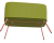 Sofa Hello Duo 4L z ramą Vermilion Red