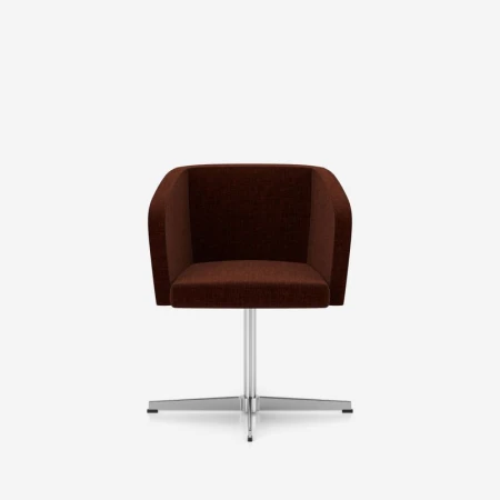 Elegancki fotel konferencyjny Hello CROSS Chrome