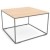 Stolik kawowy Loft LF-3 Wuteh z kwadratowym blatem 600 × 600 mm