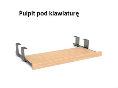 Pulpit pod klawiaturę PU-5 Wuteh 650 × 275 mm