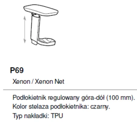 Xenon Net 111 Profim rysunek wymiarowy P69